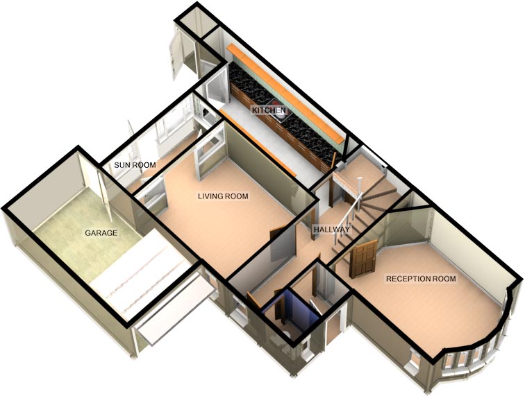 3D floor plans